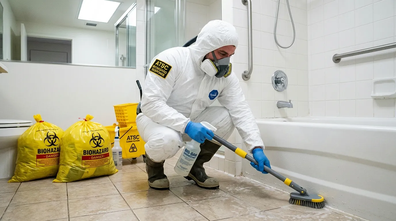 Decontamination equipment deployed for Blood Cleanup in Ferndale